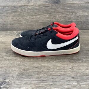 Nike SB Eric Koston SE Skateboard Shoes Boys 6.5Y Black Red 579778-016 Suede